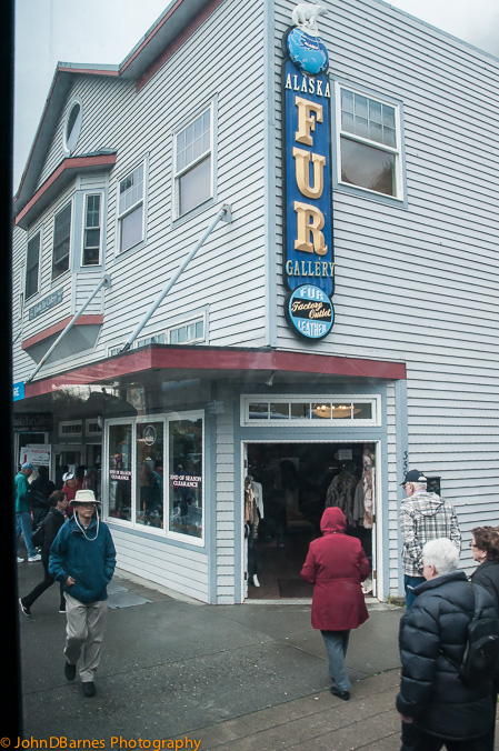 Juneau: Downtown Juneau from the bus