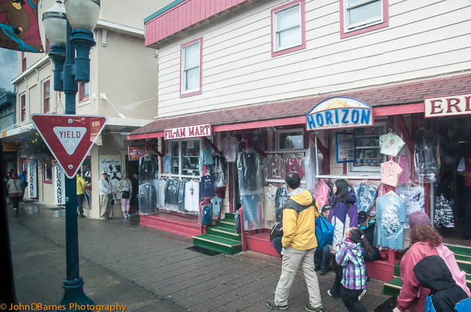Juneau: Downtown Juneau from the bus